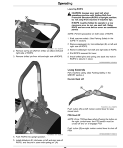Alternative view of John Deere Z997R Diesel Max-Frame ZTrak Export Edition (010001- ) Operator's Manual (OMTCU37507)
