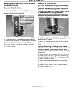 Alternative view of John Deere 7500, 7700, 8500, 8700, 8800 (020001-), 7500 E-Cut, 8500E-Cut (010001-) Lightweight Fairway Mower Operator's Manual (OMTCU37627)