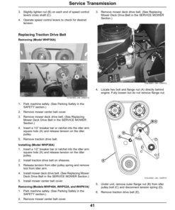 Alternative view of John Deere WHP36A, WHP48A, WHP52A & WHP61A Commercial Walk-Behind Mower North America (060001-070000) Order manual as OMTCU38814 Only available as a Multi-Lingual Publication English / Spanish Operator's Manual (OMTCU38814)