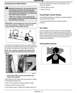 Alternative view of John Deere 1505 & 1515 Basic Machines Export Edition (170001-220000) Operator's Manual (OMTCU38832)