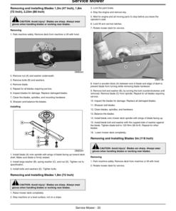 Alternative view of John Deere 72in Side Discharge, 47in, 88in (020001-), 118in Rear Discharge (010001-) Mower Decks for 1505, 1515 Operator's Manual (OMTCU38842)