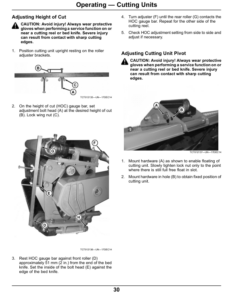 Alternative view of John Deere 1905 Large Reel Mower Export Edition (195001-195561) Operator's Manual (OMTCU38960)