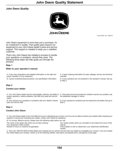 Alternative view of John Deere 1550, 1570, 1575, 1580, 1585 Series TerrainCut Front Mowers (North America) (010001-020000) Operator's Manual (OMTCU39307E)