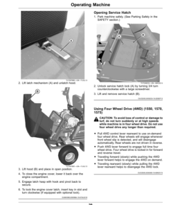 Alternative view of John Deere 1550, 1570, 1575, 1580 & 1585 Series TerrainCut Front Mowers Export Edition (010001-020000) Operator's Manual (OMTCU39308)