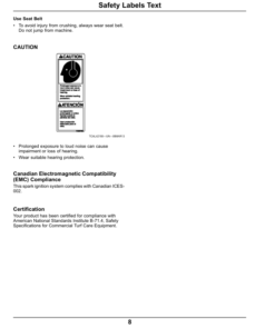 Alternative view of John Deere 2653B Trim & Surrounds Mower PrecisionCut (095001-100000) Operator's Manual (OMTCU39874)