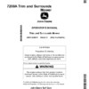 John Deere 7200A Trim, Surrounds Mower (030001-040000) Operator's Manual (OMTCU39914)