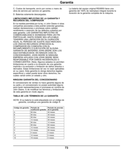 Alternative view of John Deere 180 E-Cut, 220 E-Cut Hybrid Walk Greens Mower (North American) Operator's Manual (OMTCU39939)