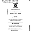 John Deere 1550, 1570, 1575, 1580, 1585, Series TerrainCut Front Mowers (North America) (020001-040000) Operator's Manual (OMTCU39961E)