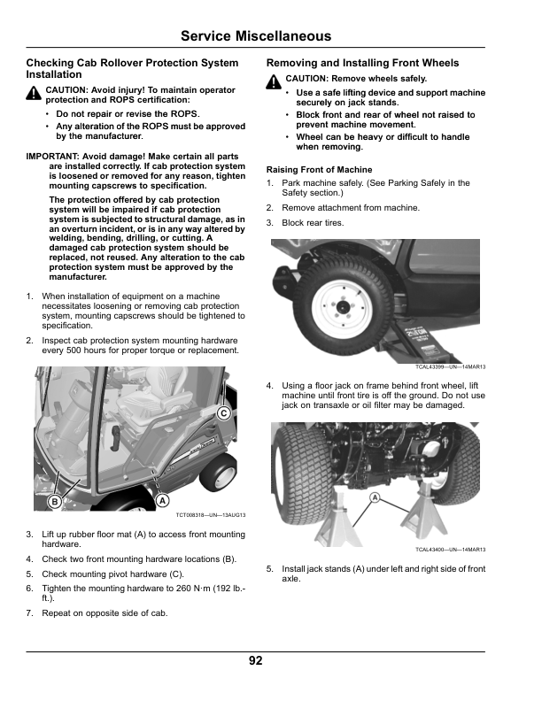 John Deere 1550, 1570, 1575, 1580, 1585, Series TerrainCut Front Mowers (North America) (020001-040000) Operator's Manual (OMTCU39961E) - Image 3