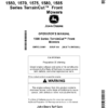 John Deere 1550, 1570, 1575, 1580, 1585 Series TerrainCut Front Mowers (020001-040000) (North American) Multi-Lingual Document: ENG/SPA Operator's Manual (OMTCU39961)