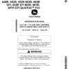 John Deere 648R, 652R, 652R MOD, 652R EFI, 652R EFI MOD, 661R, 661R EFI QuikTrak Pro Mowers (North America) (035001-040000) Operator's Manual (OMTCU39996E)