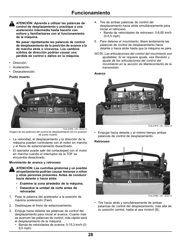 John Deere 652B Quik-Trak Pro MowersOrder manual as OMTCU39997.Only available as a multi-lingual document.English/Spanish North America (040001- ) Operator's Manual (OMTCU39997) - Image 2