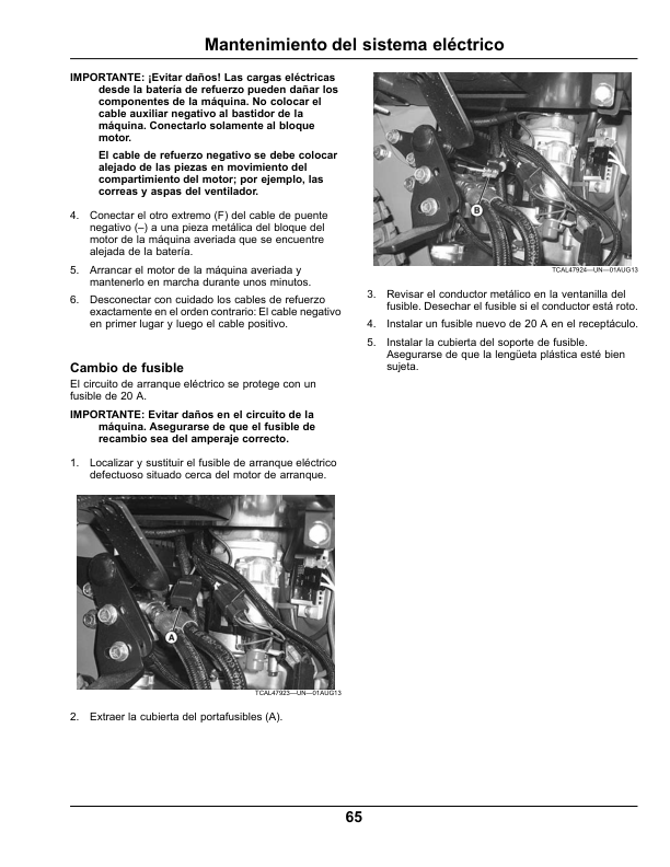 John Deere 652B Quik-Trak Pro MowersOrder manual as OMTCU39997.Only available as a multi-lingual document.English/Spanish North America (040001- ) Operator's Manual (OMTCU39997) - Image 3