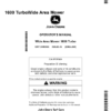 John Deere 1600 Wide Area Turbo Mowers (North America) (400001-) Operator's Manual (OMTCU40056E)