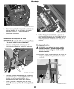 Alternative view of John Deere Blower, Rear Hopper Dump From Seat 14 Bushel (North American Version) Operator's Manual (OMTCU40067)