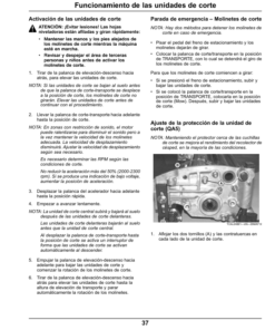 Alternative view of John Deere 2500B PrecisionCut, 2500E E-Cut Hybrid Riding Greens Mower (North American) Operator's Manual (OMTCU40434)