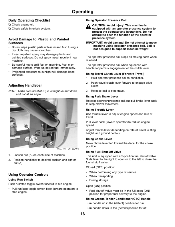 John Deere 180SL, 220SL, 260SL PrecisionCut Walk Greens Mower (North American) Operator's Manual (OMTCU40493) - Image 3