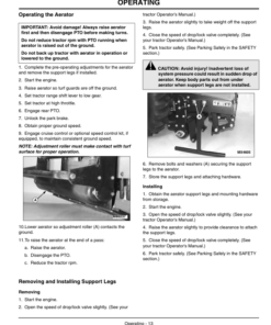 Alternative view of John Deere 1000, 1500 & 2000 Aercore Tractor-Mounted Aerators Operator's Manual (OMTCU51887)