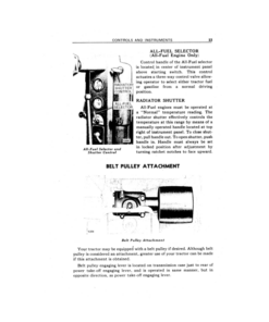 Alternative view of John Deere Model M Tractor Operator's Manual (OMTM31051)
