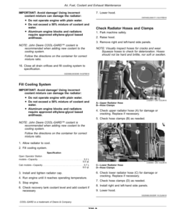 Alternative view of John Deere 2032R, 2038R Compact Utility Tractors Open Station (KL300001-), Cab (KL600001-) (Export) Operator's Manual (OMTR111932)