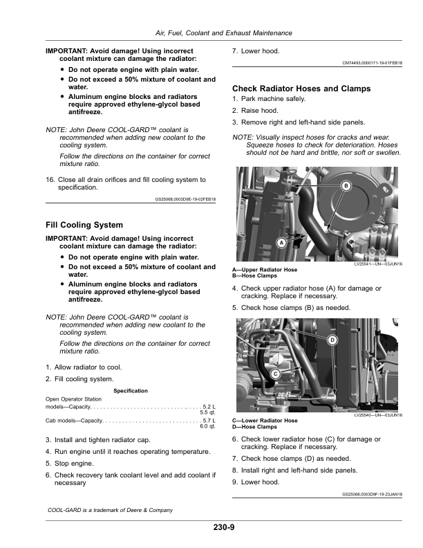 John Deere 2032R, 2038R Compact Utility Tractors Open Station (KL300001-), Cab (KL600001-) (Export) Operator's Manual (OMTR111932) - Image 2