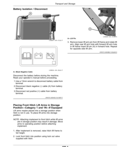 Alternative view of John Deere 4052M, 4052R, 4066M, 4066R Tractor, Open Station (KL200001-), Cab (KL500001-) Operator's Manual (OMTR112002)