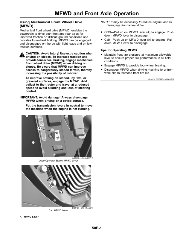 John Deere 4044M, 4044R, 4066M, 4066R Tractors, Cab, Open Operating Station (Export) (KL300001-) Operator's Manual (OMTR112022) - Image 3