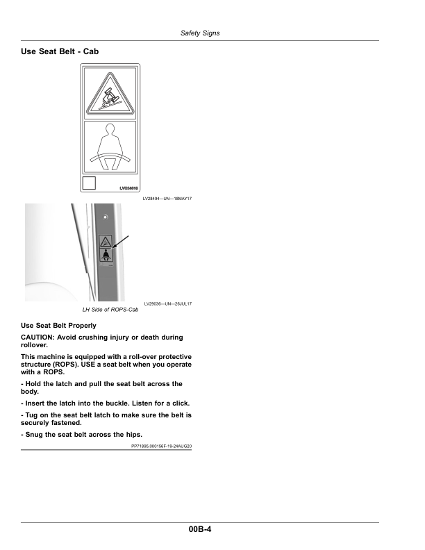 John Deere 4044M, 4044R, 4066M, 4066R Tractors, Cab, Open Operation Station (Australia) (KL300001-) Operator's Manual (OMTR112025) - Image 3