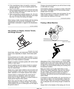 Alternative view of John Deere 3033R, 3039R, 3046R Tractors, Open Station (KL100001-), Cab (KL400001-) Operator's Manual (OMTR112398)