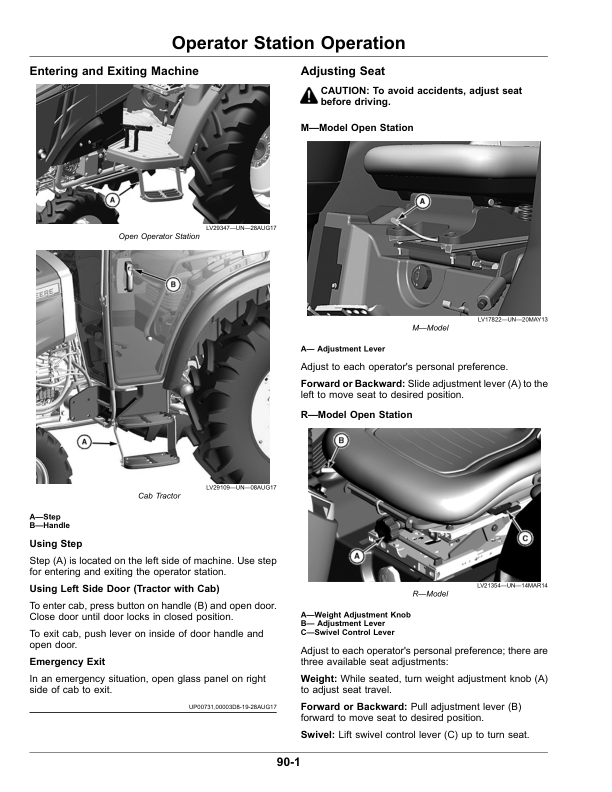 John Deere 4044M, 4044R, 4052M, 4052R, 4066M, 4066R Tractors, 4052M, 4066M Heavy Duty Compact Utility Tractors (North America) (J100001-K999999) Operator's Manual (OMTR114542) - Image 2