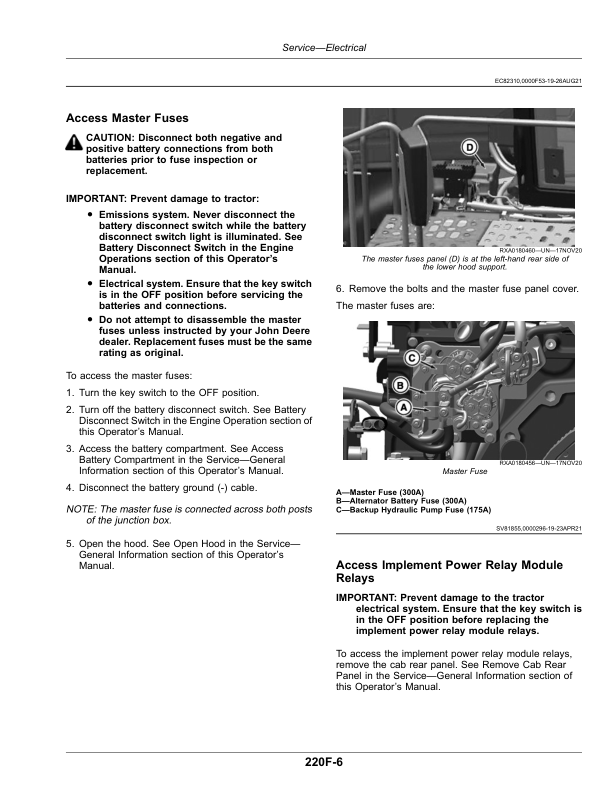John Deere 9RT Tractors (925011-) (Export Edition) Operator's Manual (OMTR118847) - Image 3