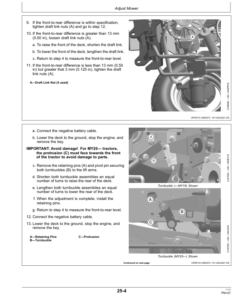 Alternative view of John Deere Mid-Mount Mower 54D and60D (European) Operator's Manual (OMTR122750)