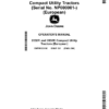 John Deere 2032R, 2038R Compact Utility Tractors (Serial No. NP000001-) (European Edition) Operator's Manual (OMTR123180)