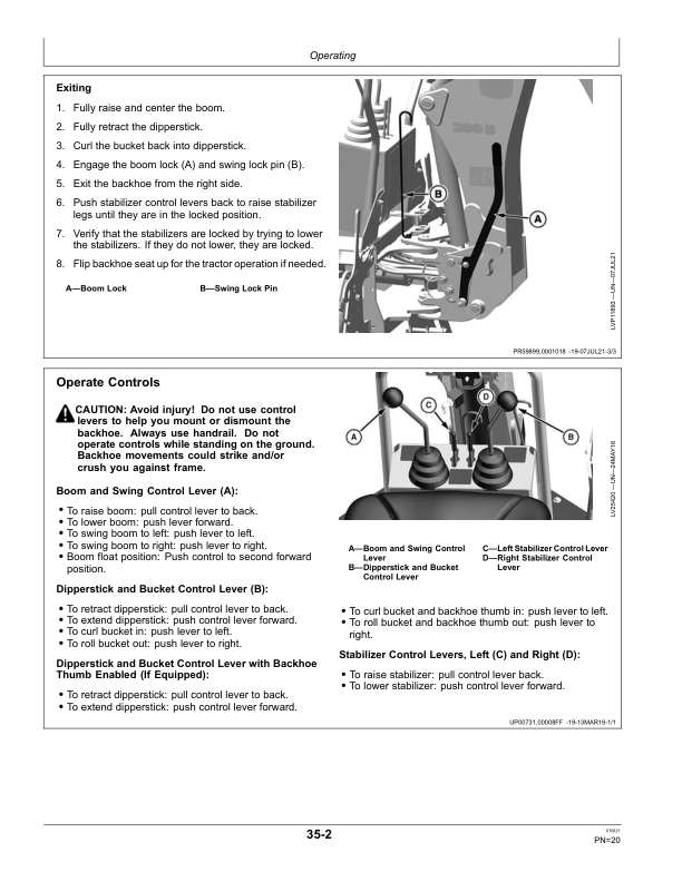 John Deere 260B Backhoe (North American) Operator's Manual (OMTR125180) - Image 2