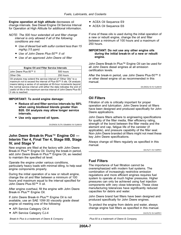 John Deere 5075M, 5095M, 5105M, 5105MH, 5120M (FT4) Tractors (Australia, New Zealand) Operator's Manual (OMTR127862) - Image 2