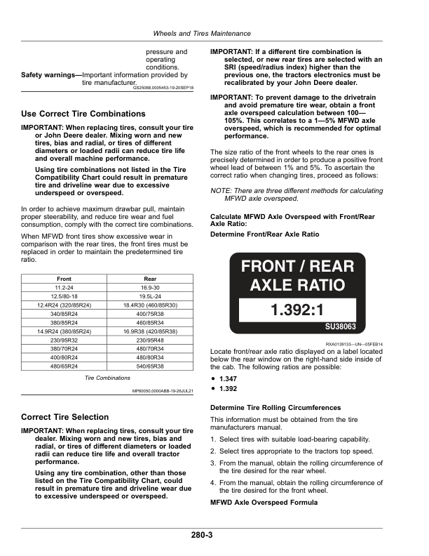 John Deere 5095M, 5105M, 5120M, 5130M (FT4) Tractors (North American) Operator's Manual (OMTR129310) - Image 3