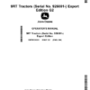 John Deere 9RT Tractors (Serial No. 926001-), Export Edition G2 Operator's Manual (OMTR129361)