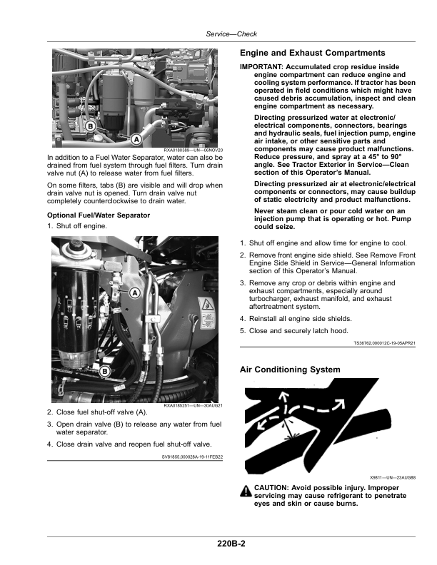 John Deere 9RX Tractors (Serial No. 822001-), European Edition G2 Operator's Manual (OMTR129376) - Image 3