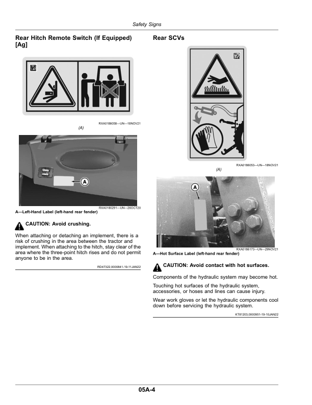 John Deere 9RX Tractors (Serial No. 822001-), European Edition G2 Operator's Manual (OMTR129376) - Image 4