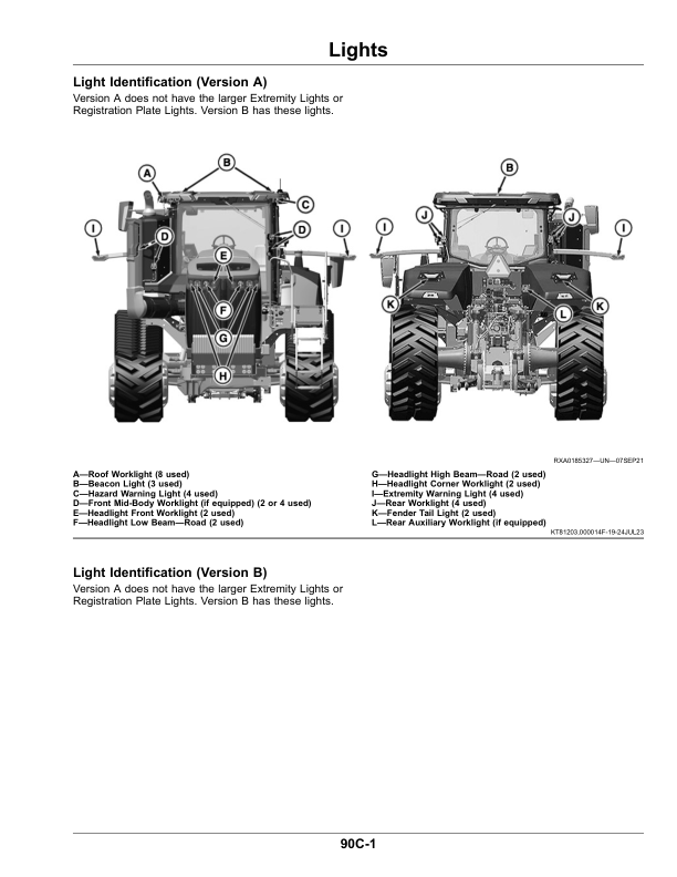 John Deere 9RT Tractors (Serial No. 927001-) Export Edition G3 Operator's Manual (OMTR131401) - Image 2
