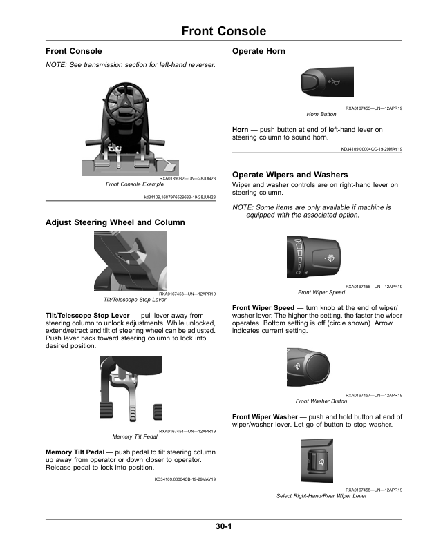 John Deere 9RT Tractors (Serial No. 927001-) Export Edition G3 Operator's Manual (OMTR131401) - Image 3