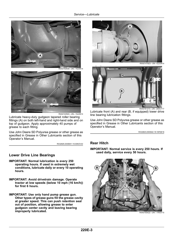 John Deere 9RX Tractors (Serial No. 825001-) Export Edition G3 Operator's Manual (OMTR131406) - Image 3