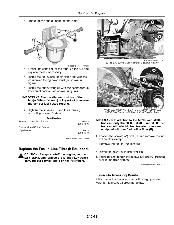John Deere 5060E, 5070E, 5080E (From Serial Number 000101-), 5078E (From Serial Number 018723-), 5090E (From Serial Number 003439-) Tractors Operator's Manual (OMTR133472) - Image 2