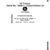 John Deere 7R Tractors (Serial No. 140001- ) Export Edition Operator's Manual (OMTR137847)