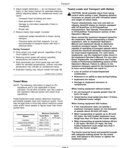 Alternative view of John Deere 8RT Tractors (Serial No. 933001-) Export Edition Operator's Manual (OMTR137907)