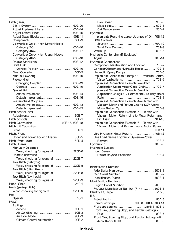 John Deere 8R Tractors (Serial No. 260001-) Export Edition Operator's Manual (OMTR137921) - Image 4