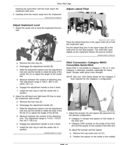 Alternative view of John Deere 9R Tractor (Serial No. 090000-) Export Edition Operator's Manual (OMTR138000)