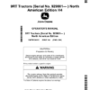 John Deere 9RT Tractors (Serial No. 929001-) North America Operator's Manual (OMTR138013)