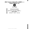 John Deere 9RX Tractors (Serial No. 828001-) Export Edition Operator's Manual (OMTR138047)
