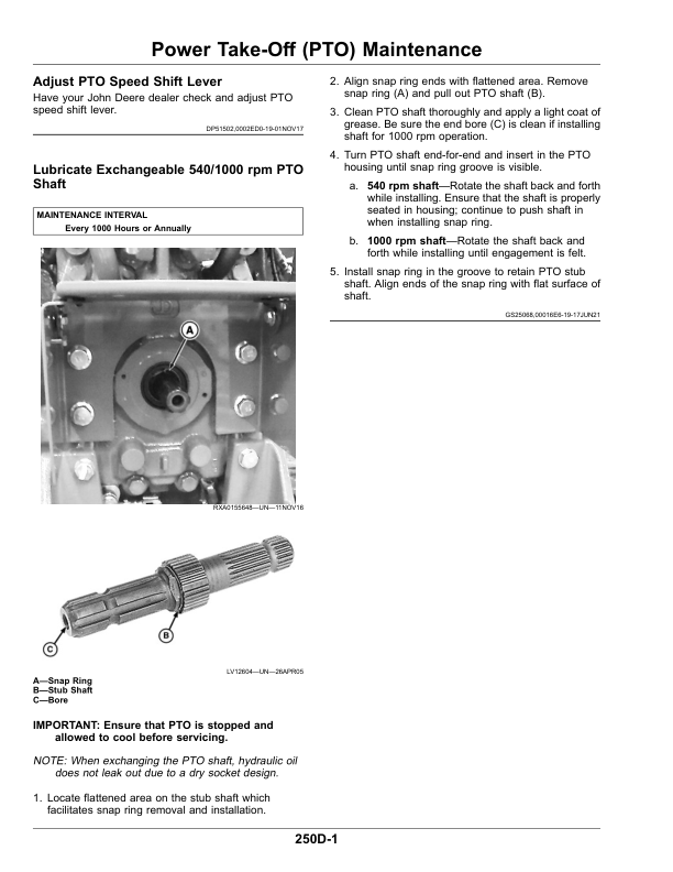John Deere 5105ML, 5120ML, 5130ML OOS Series (FT4) Tractors (Export Edition) Operator's Manual (OMTR138236) - Image 2